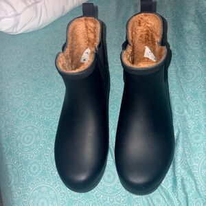 Chooka Black Fur Lined Waterproof Boots